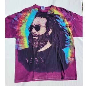 Vintage 90’s Jerry Garcia Grateful Dead Tie Dye Tee T Shirt Size L